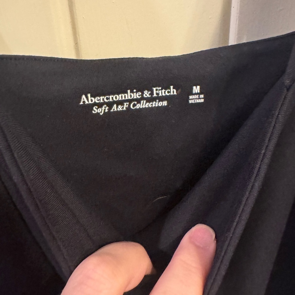 Abercrombie Black Cotton-Blend Seamless Tank Bodysuit - Picture 5 of 6